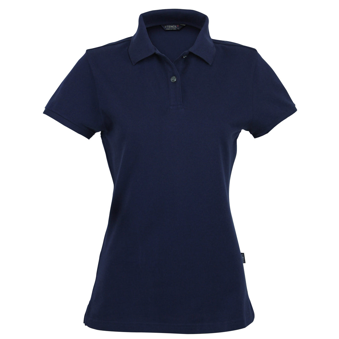 Stencil The Airlie Polo | Ladies | Short Sleeve Navy Shirts & Tops