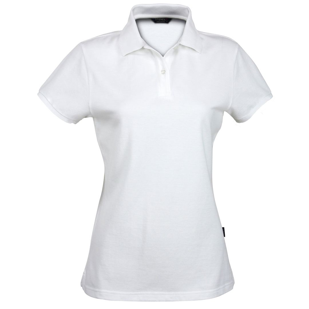 Stencil The Airlie Polo | Ladies | Short Sleeve White Shirts & Tops