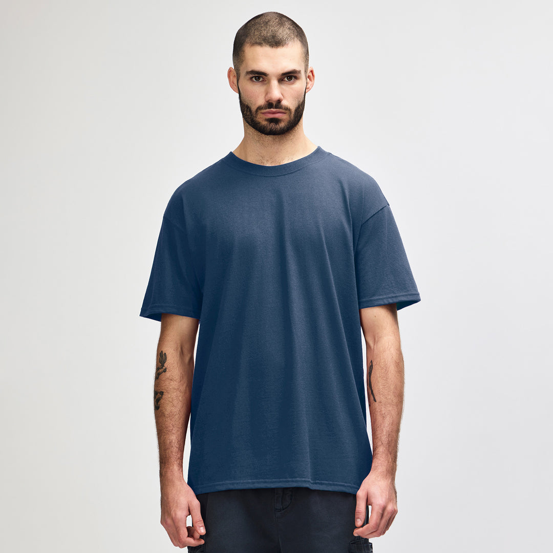 Gildan The Hammer Boxy Tee | Adults Blue Dusk Shirts & Tops