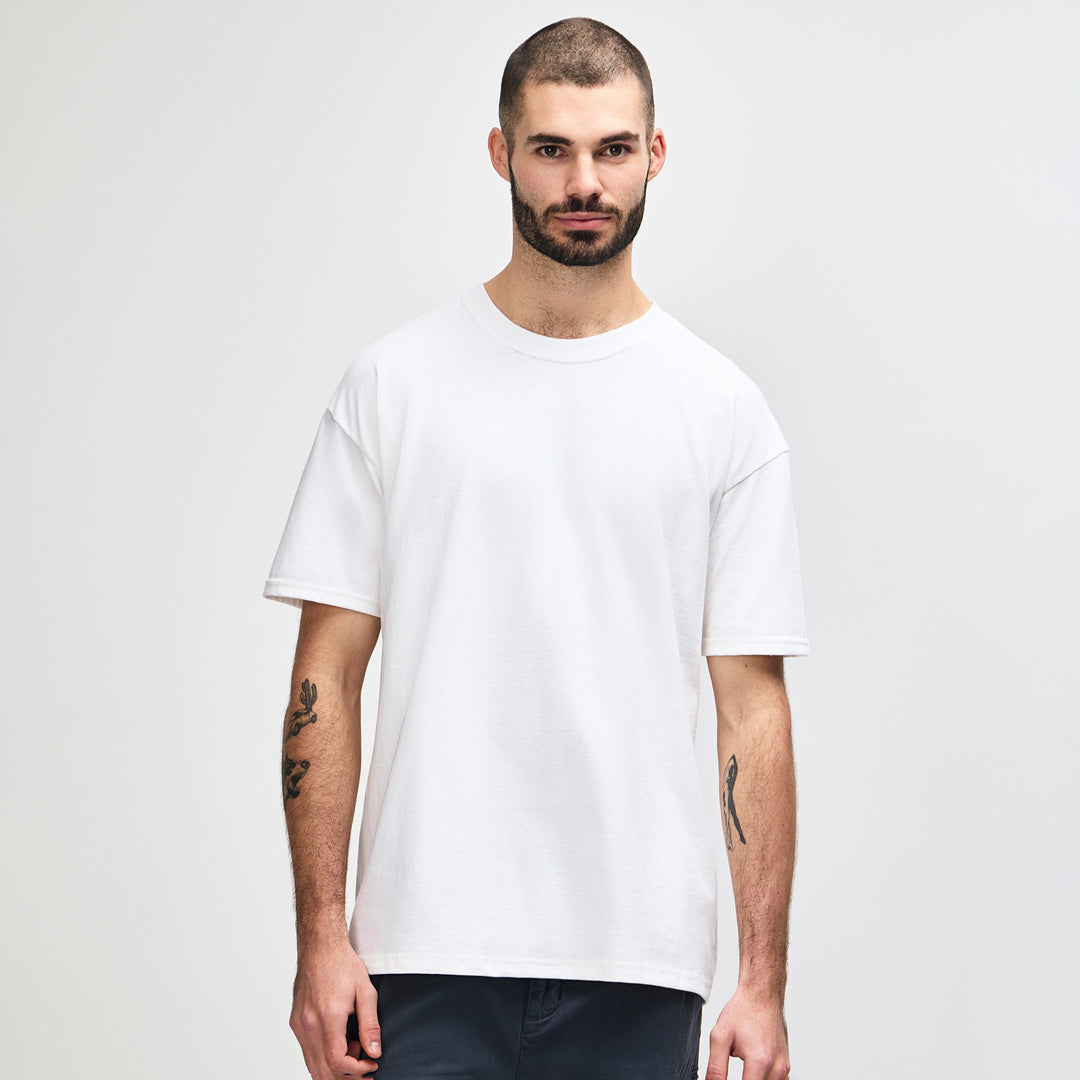Gildan The Hammer Boxy Tee | Adults White Shirts & Tops