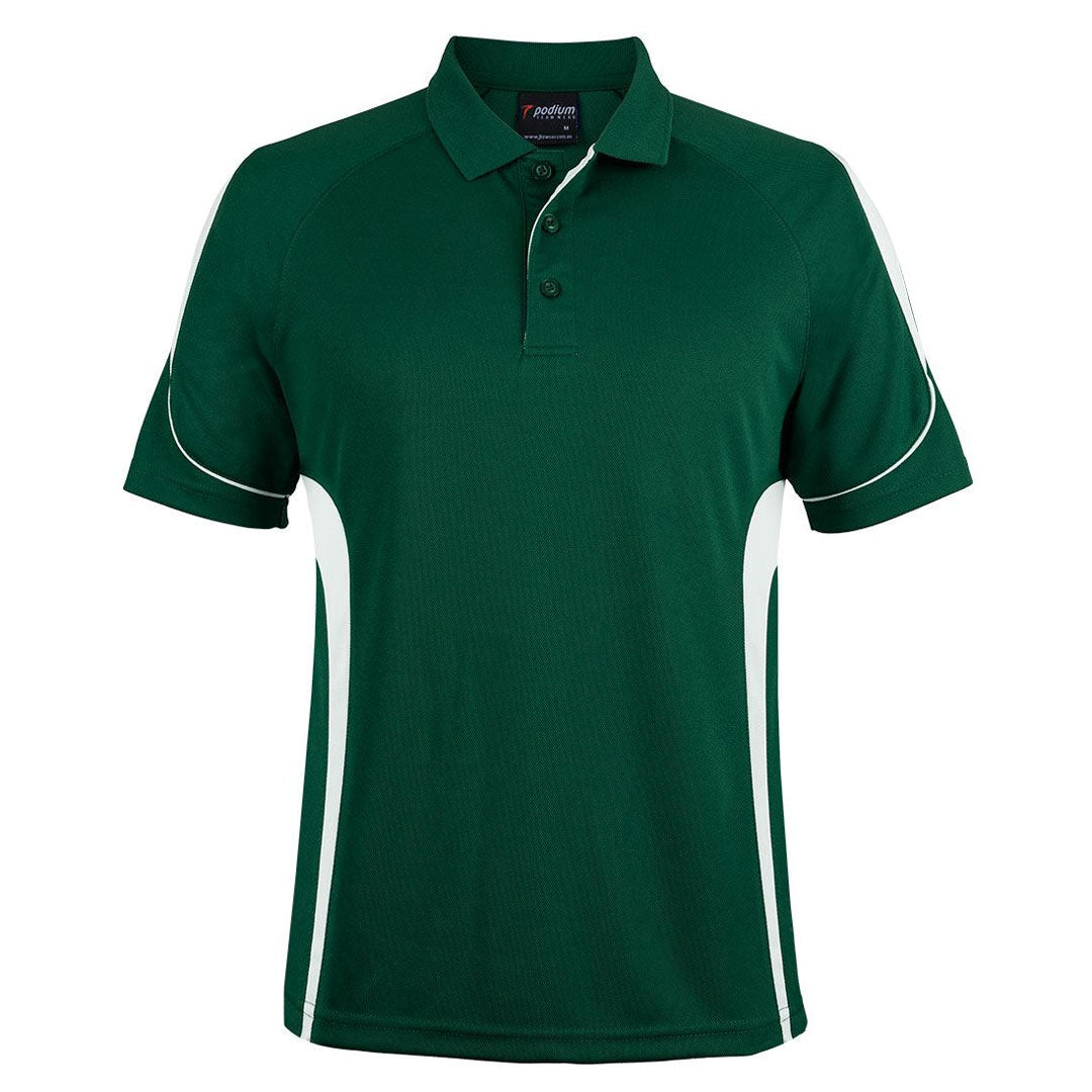 Jbs Wear The Bell Polo | Adults | Short Sleeve Forest/White Shirts & Tops