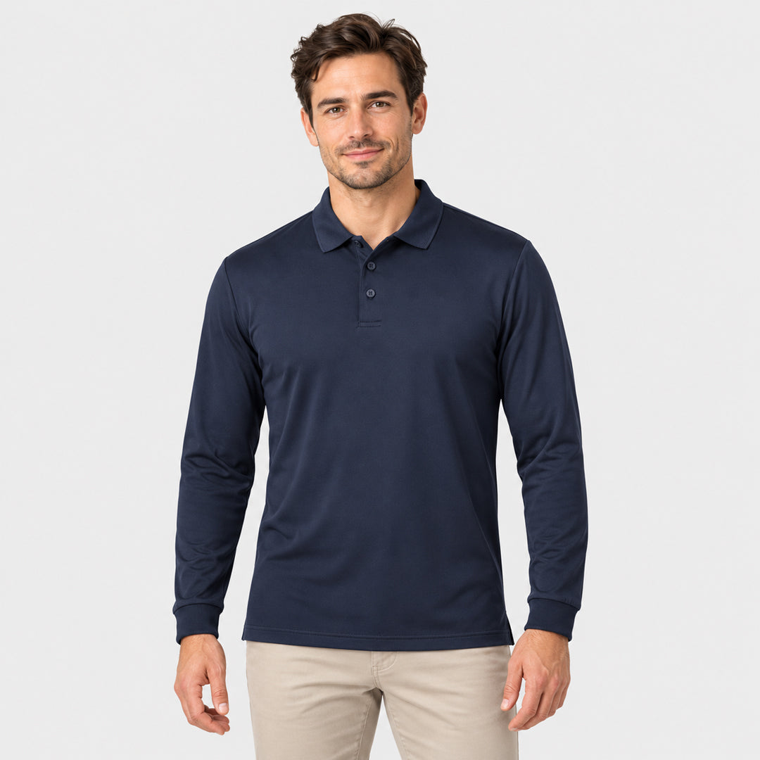 Jbs Wear The Podium Stretch Polo | Adults | Long Sleeve Shirts & Tops