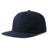 Atlantis Headwear The Cruz Organic Cotton Flat Peak Cap | Atlantis Navy Headwear