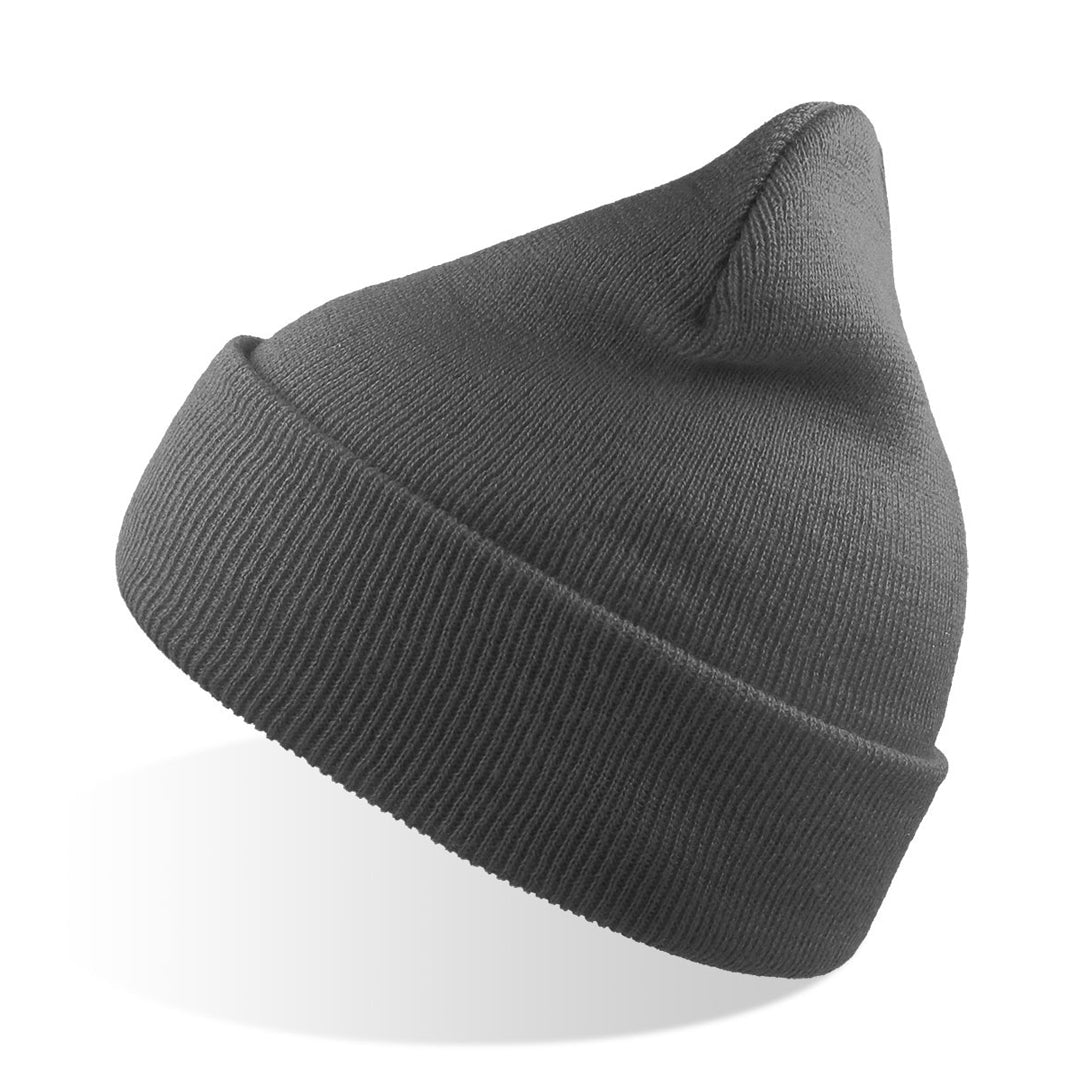 Atlantis Headwear The Recycled Wind Beanie | Atlantis | Adults Dark Grey Headwear