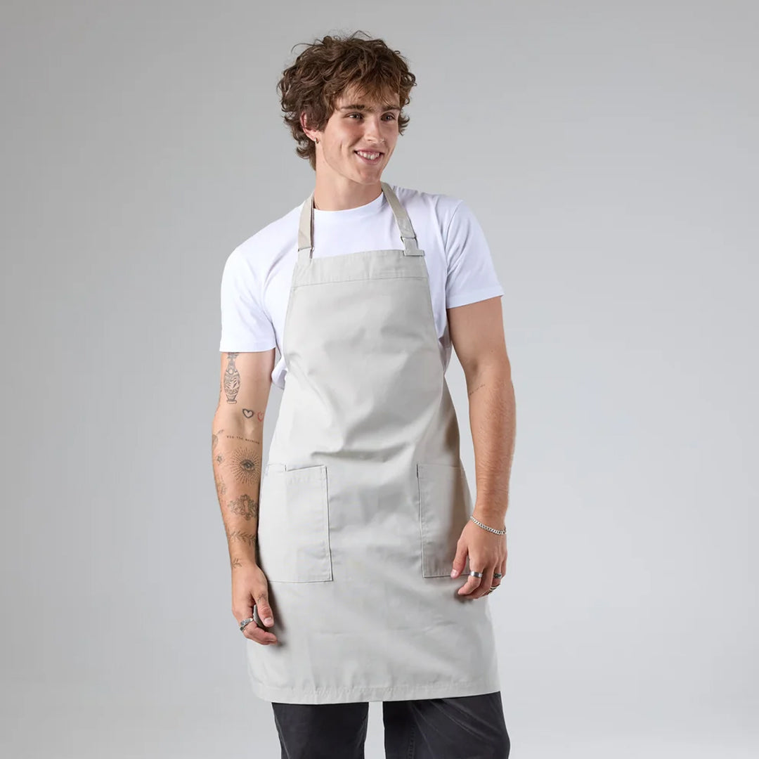 Chef Works The Chef Works Lockharte Bib Apron Ecru Aprons