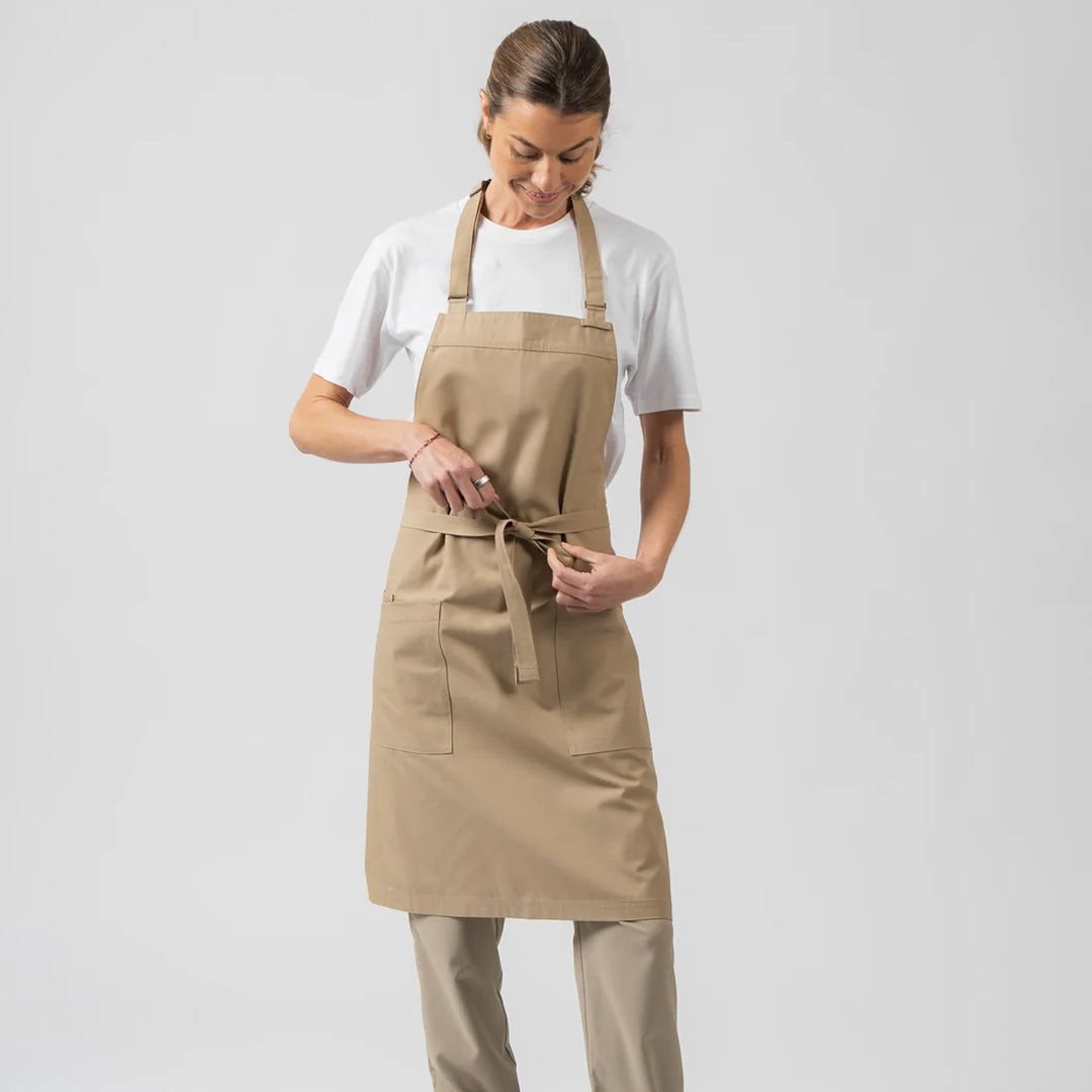 Chef Works The Chef Works Lockharte Bib Apron Khaki Aprons