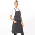 Chef Works The Chef Works Brio Bib Apron Charcoal Aprons