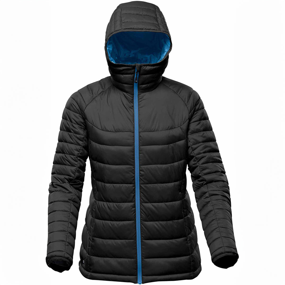 Stormtech The Stavanger Thermal Jacket | Ladies Black/Blue Coats & Jackets