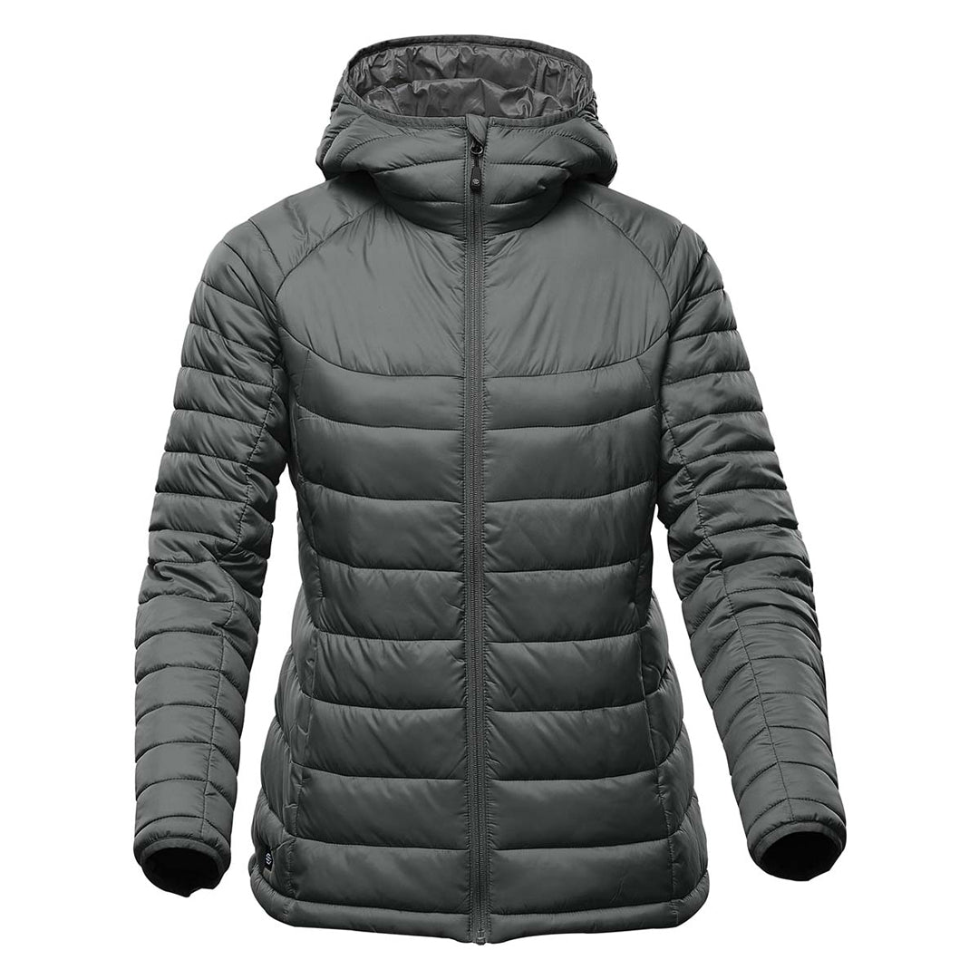 Stormtech The Stavanger Thermal Jacket | Ladies Graphite Coats & Jackets