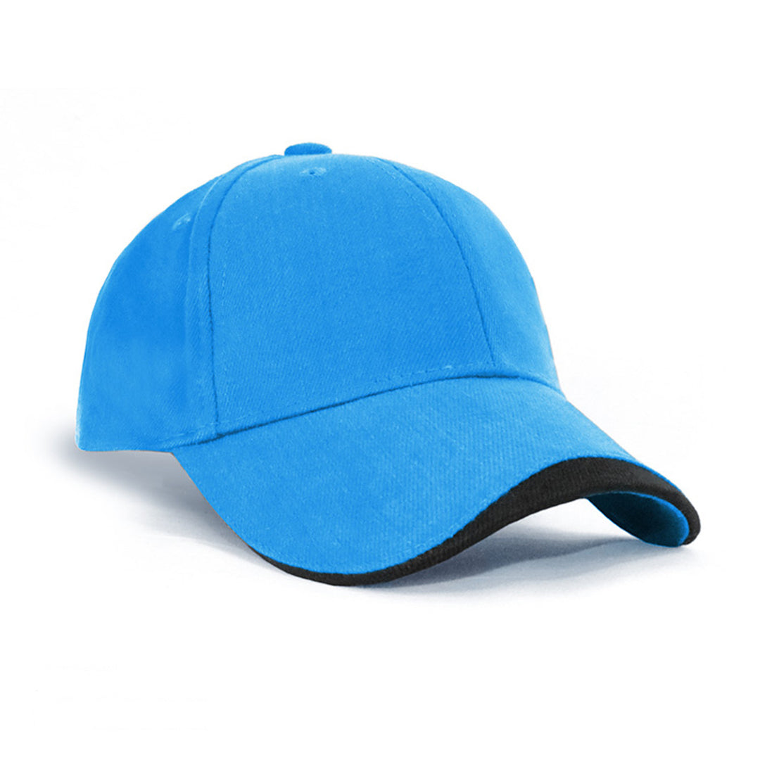 Grace Collection The Sandwich Cap | Kids Aqua/Black Hats