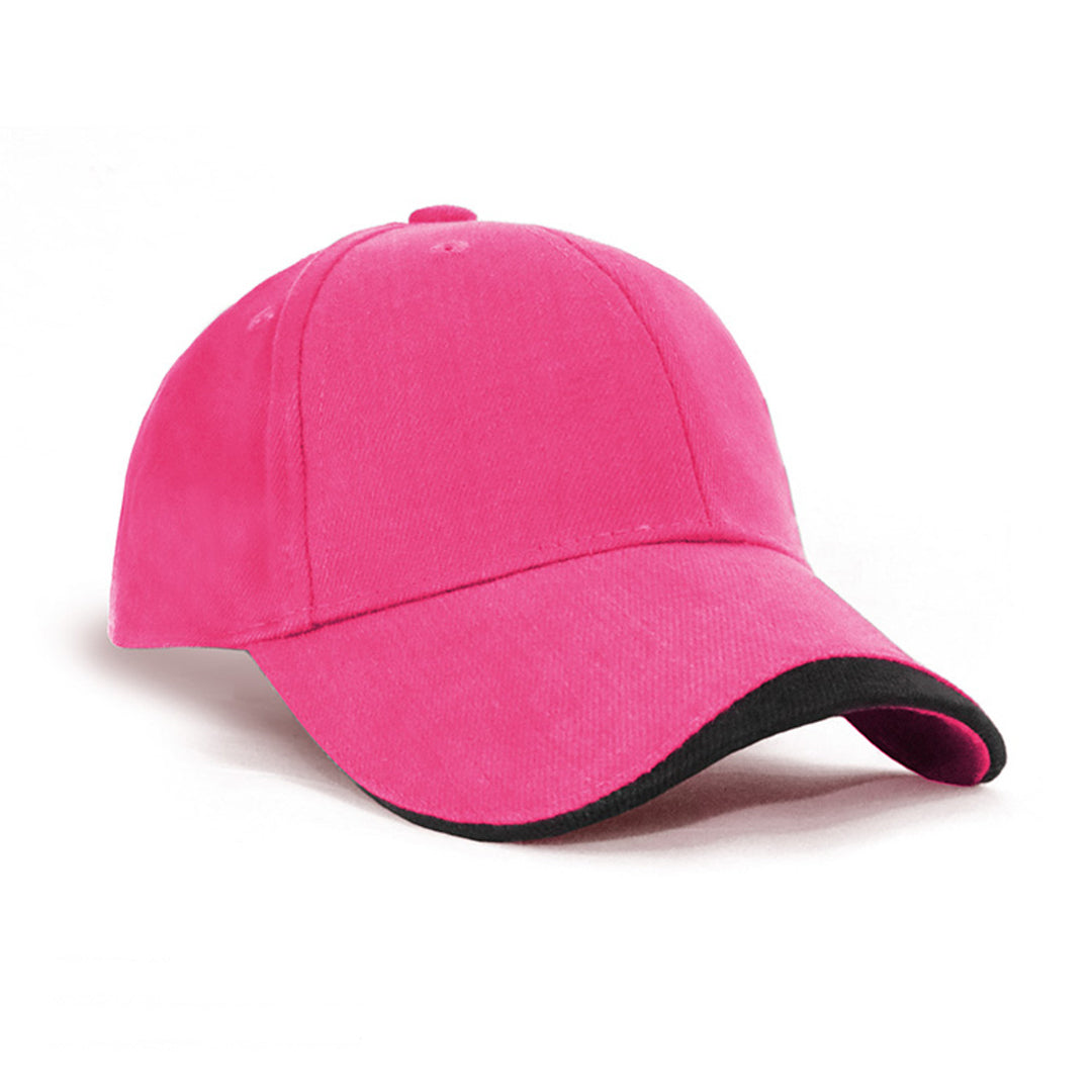 Grace Collection The Sandwich Cap | Kids Hot Pink/Black Hats