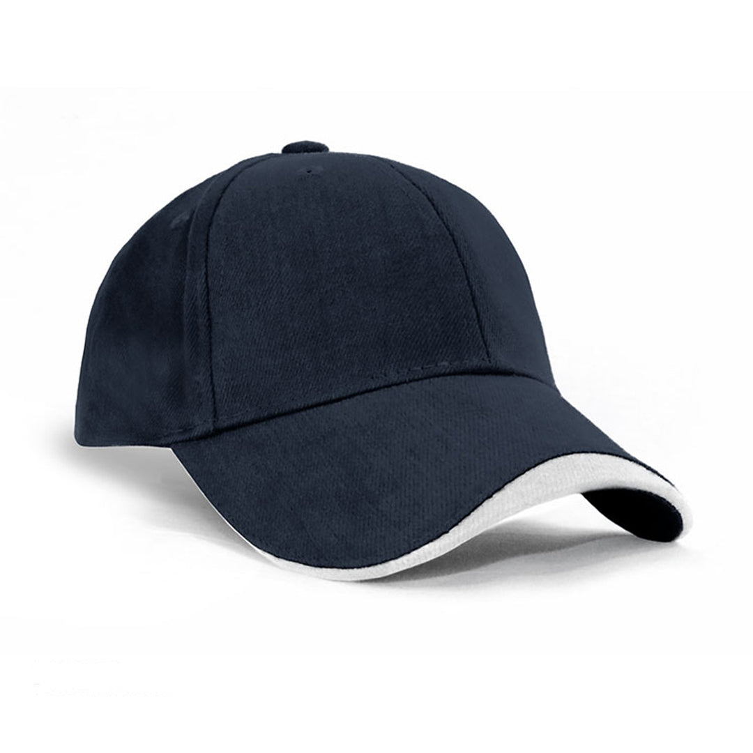 Grace Collection The Sandwich Cap | Kids Navy/White Hats