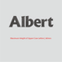 House of Uniforms Embroidery | Personal Names | Large Albert Branding