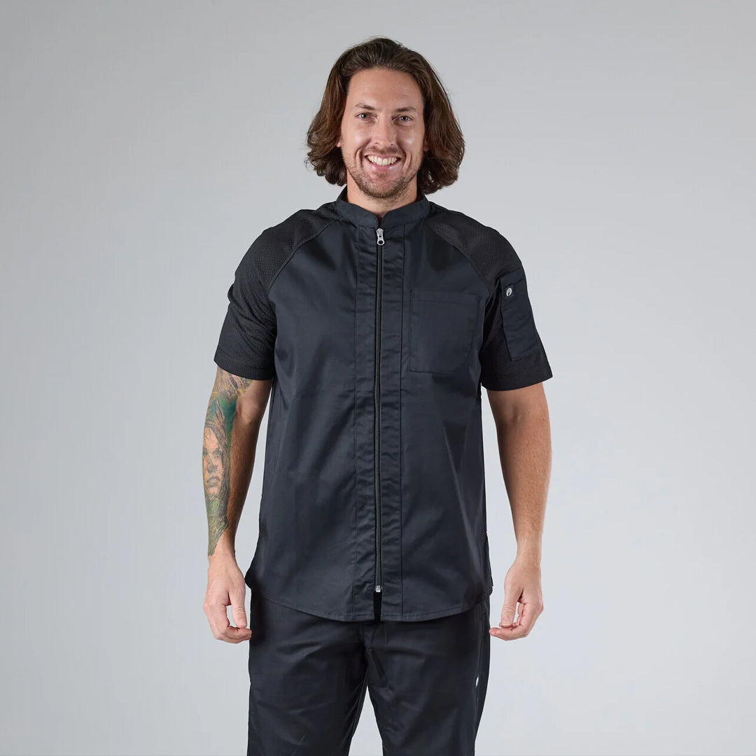 Chef Works The Arcadia Chef Jacket | Mens Black Chef's Jackets