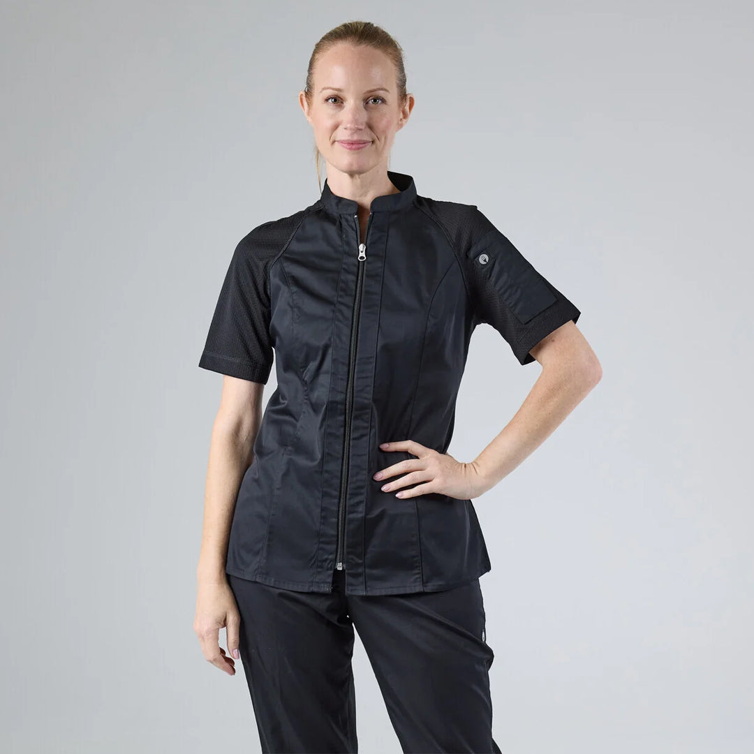 Chef Works The Arcadia Chef Jacket | Womens Black Chef's Jackets
