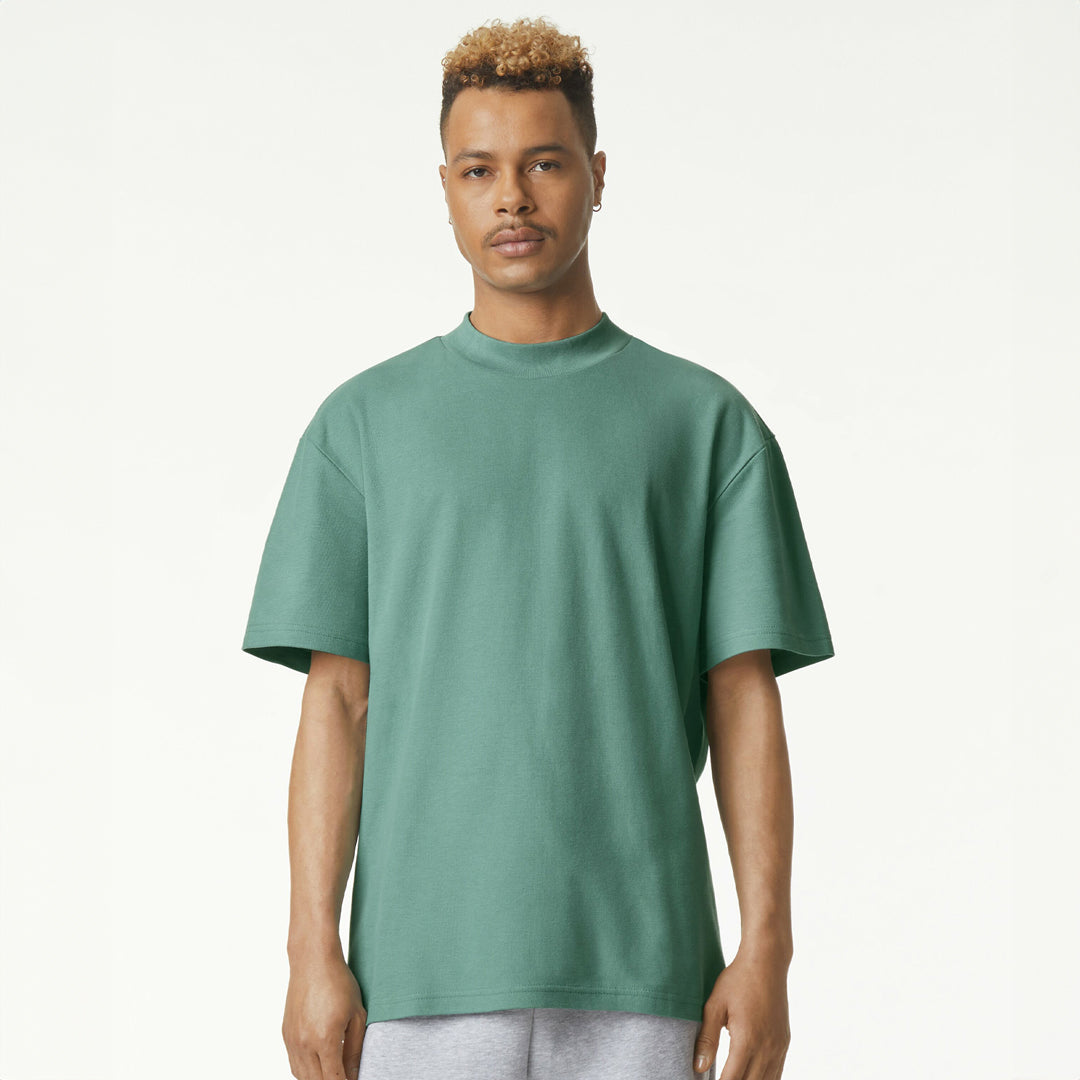 American Apparel The Mock Neck Tee Shirt | Adults Arctic Shirts & Tops