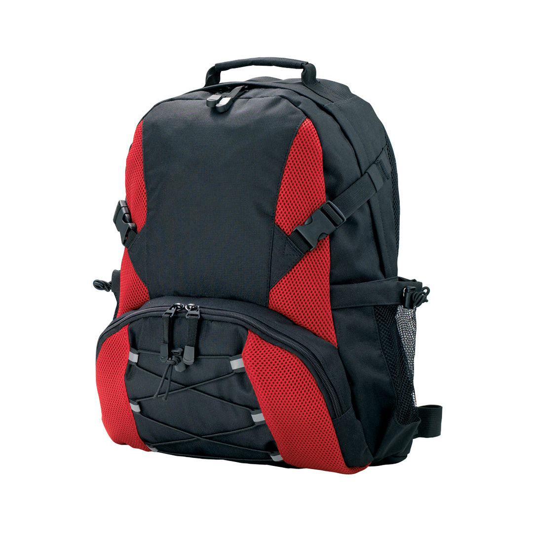 Legend The Outdoor Backpack Black/Red Backpacks