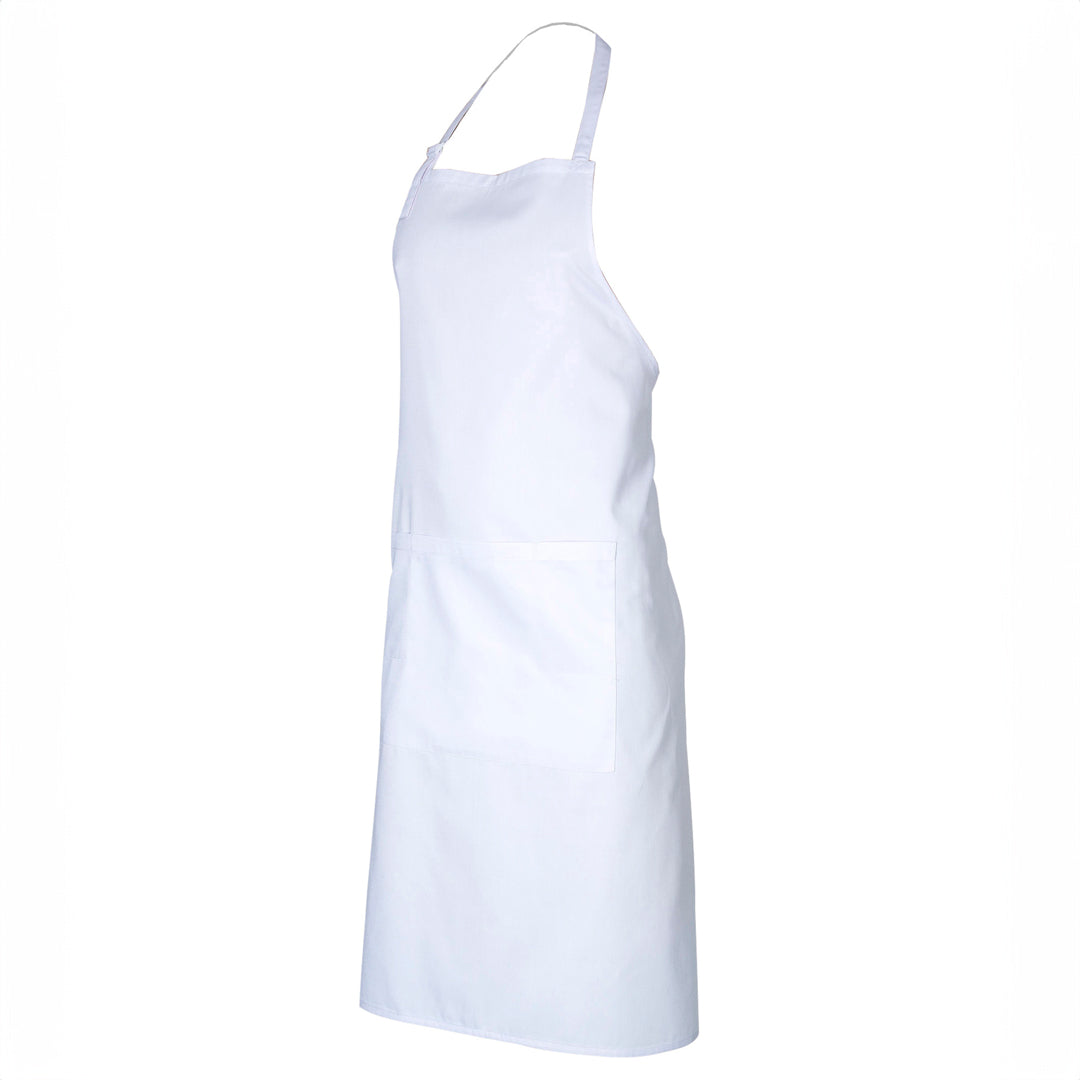 Biz Collection The Classic Bib Apron | Adults White Aprons