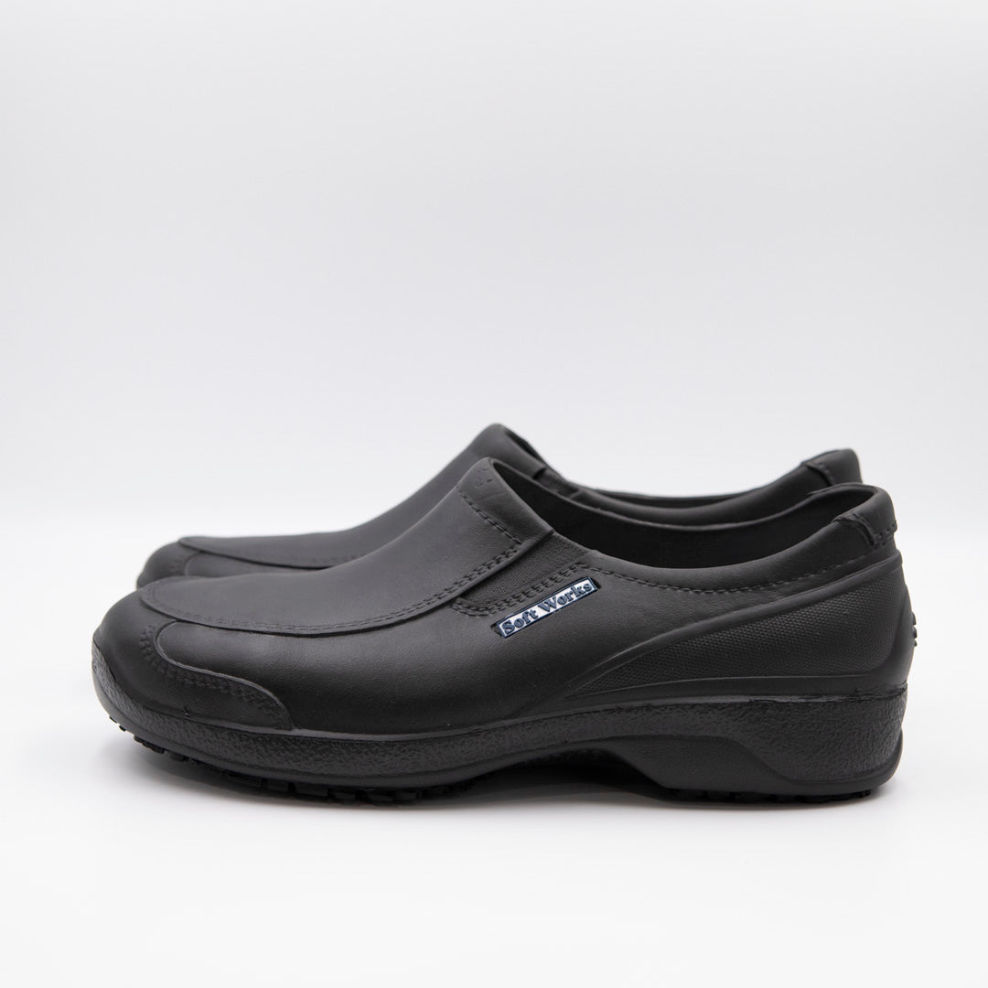 Soft Works The Non Slip Work Shoe Black Shoes