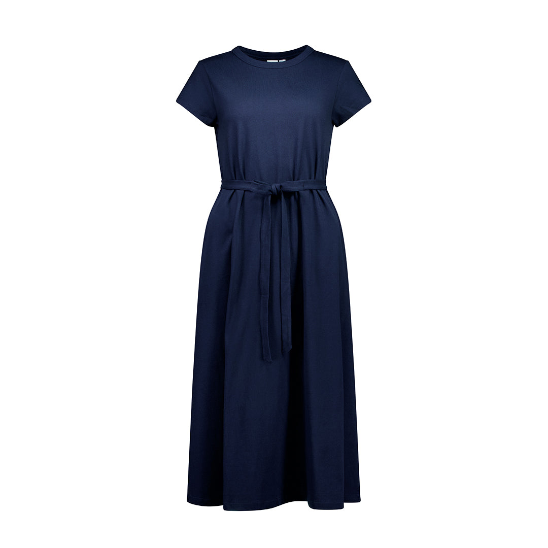 Biz Collection The Grace T-Shirt Midi Dress Navy Dresses
