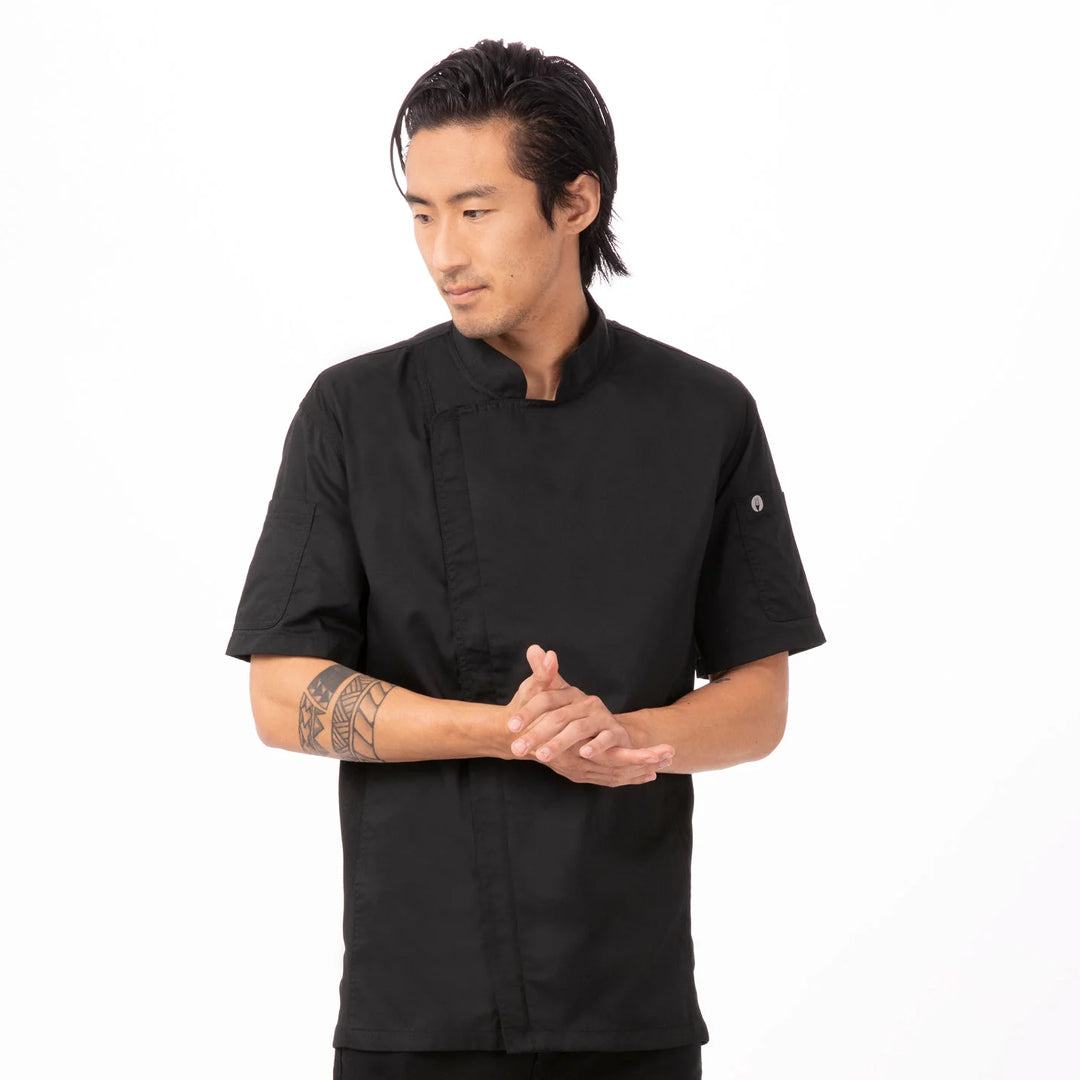 Chef Works The Springfield Chef Jacket | Mens Black Chef's Jackets