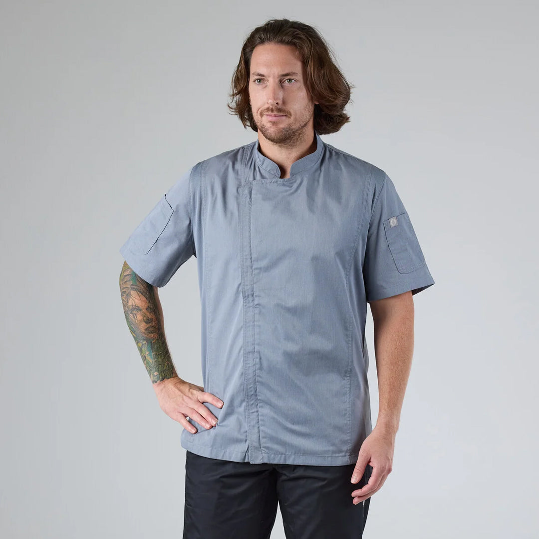 Chef Works The Springfield Chef Jacket | Mens Grey Chef's Jackets