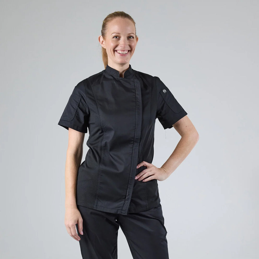 Chef Works The Springfield Chef Jacket | Womens Black Chef's Jackets