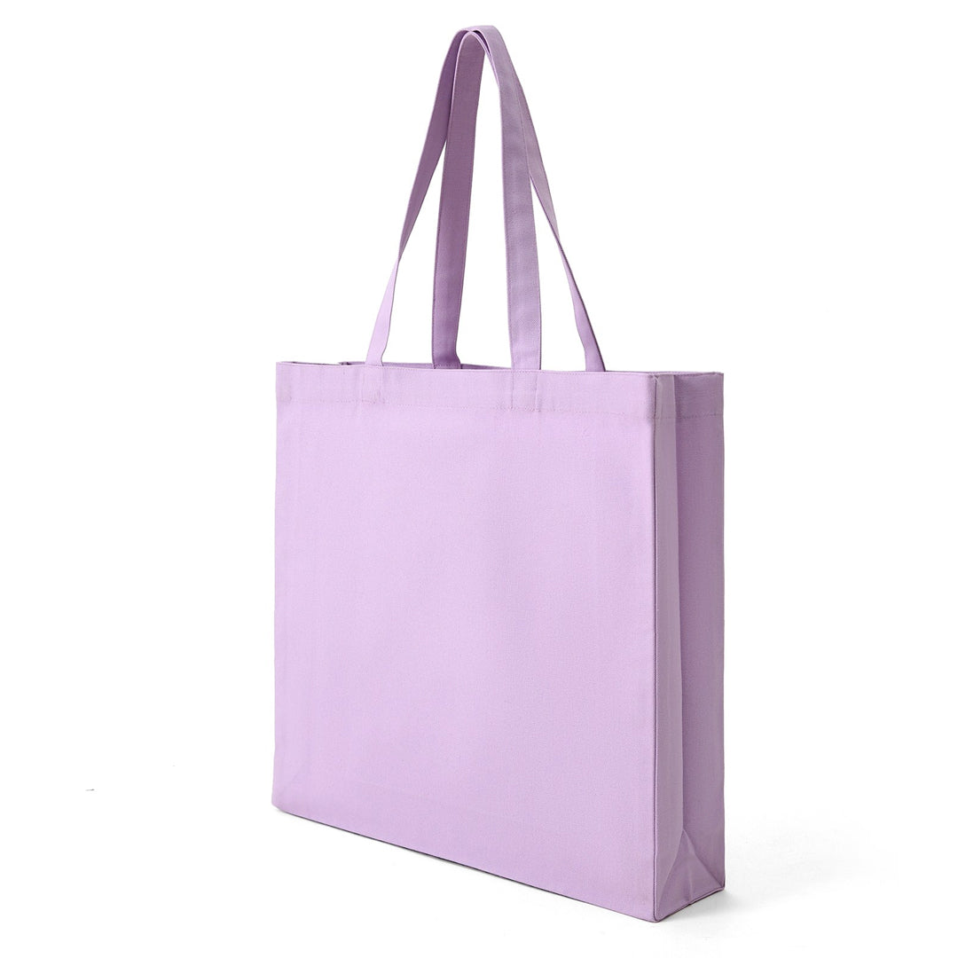 Ramo The Cotton Canvas Tote Bag Lavender Shopping Totes