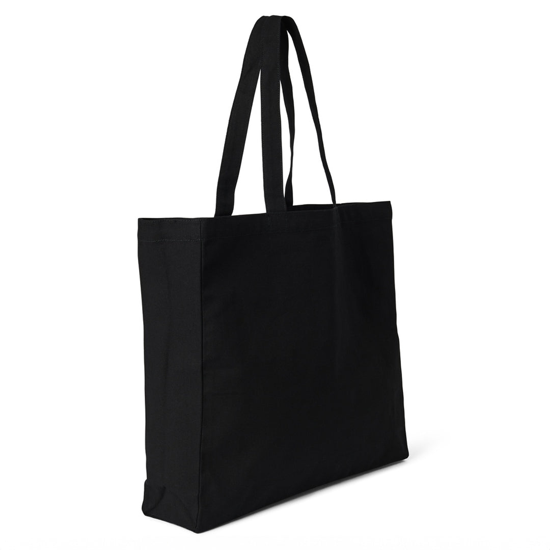 Ramo The Cotton Canvas Tote Bag Black Shopping Totes