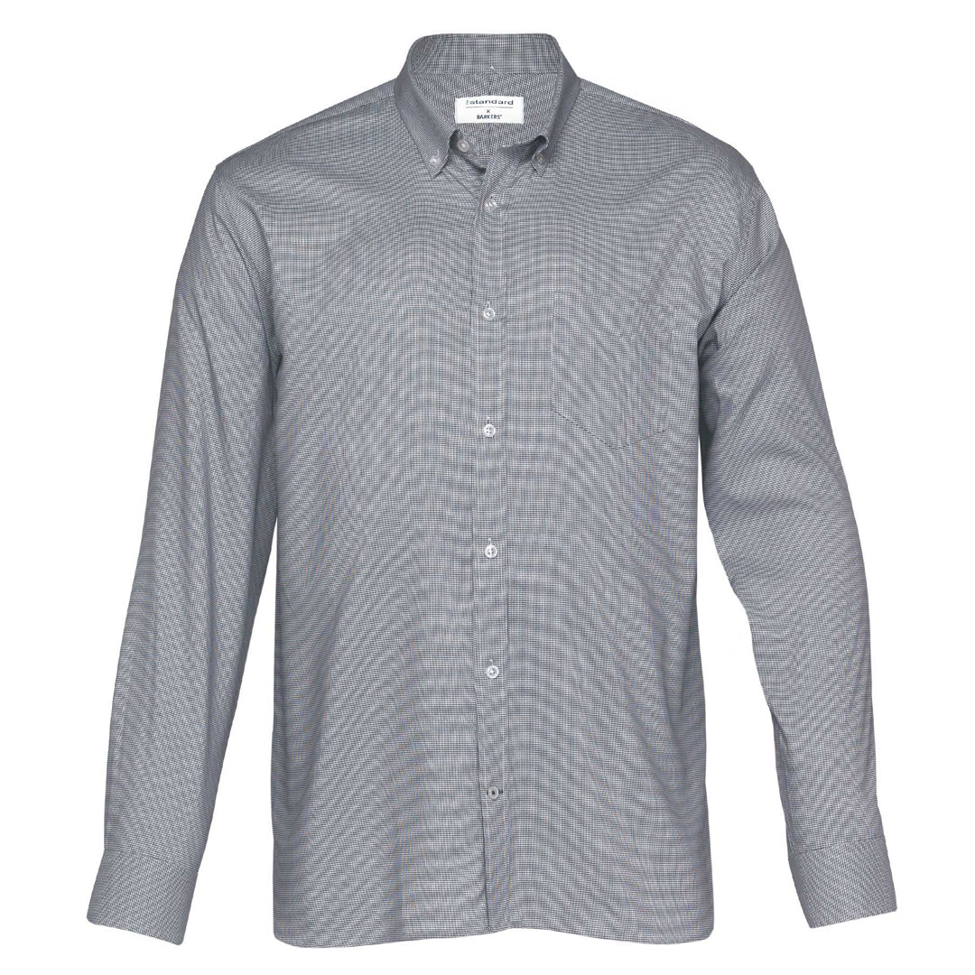 Barkers The Norfolk Shirt | Mens Grey Shirts & Tops