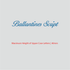 House of Uniforms Embroidery | Personal Names | Medium Ballentine Script Branding