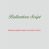 House of Uniforms Embroidery | Personal Names | Medium Ballentine Script Branding