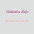 House of Uniforms Embroidery | Personal Names | Medium Ballentine Script Branding