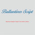 House of Uniforms Embroidery | Personal Names | Large House of Uniforms Ballantine Script