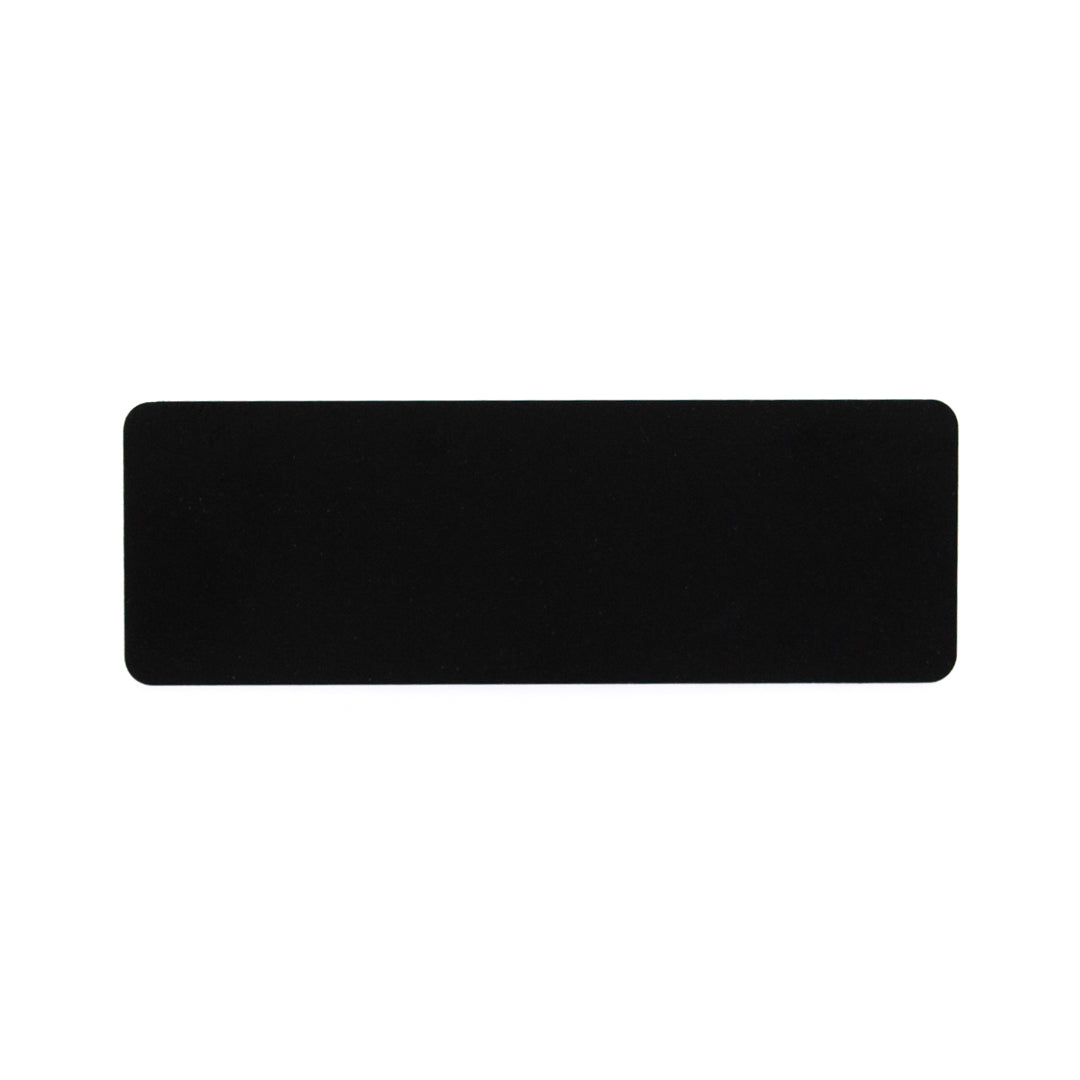 House of Uniforms The Plastic Name Badge | Pin or Magnet Fitting Black/White Branding