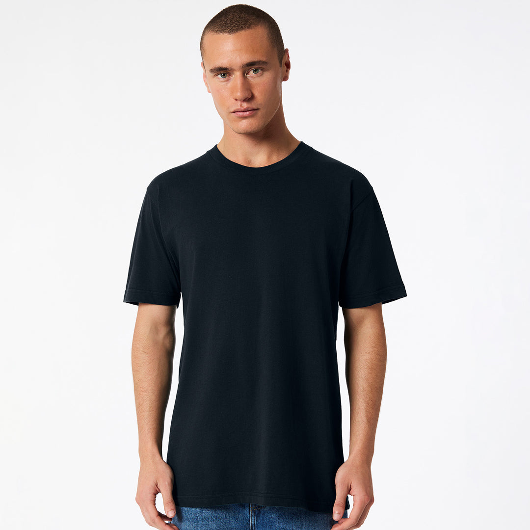 American Apparel The Fine Jersey Tee | Adults Black Shirts & Tops