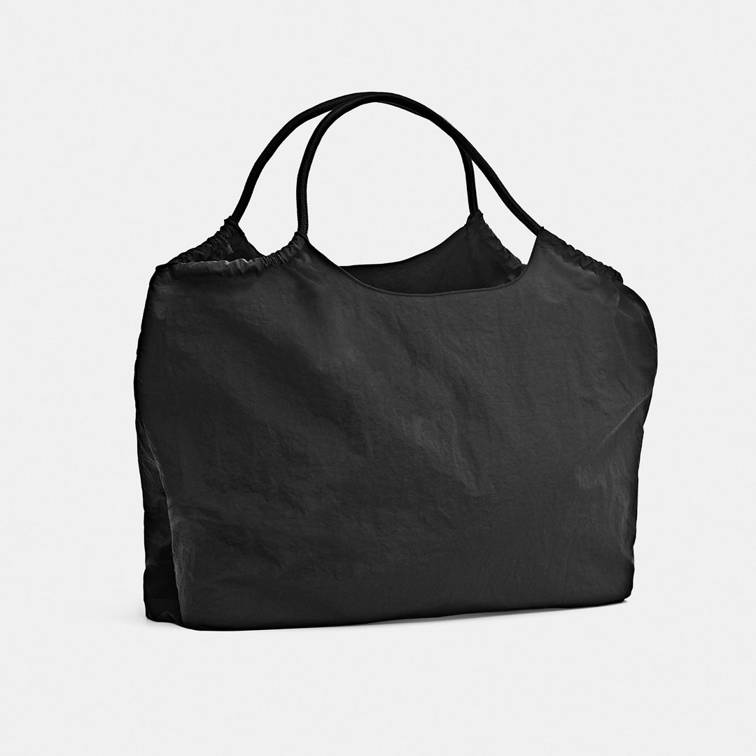 Goodmates The Nylon Shopping Tote Black Tote Bags