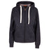 Ramo The Brushed Heavy Fleece Zip Hoodie | Ladies Black Marle Hoodie