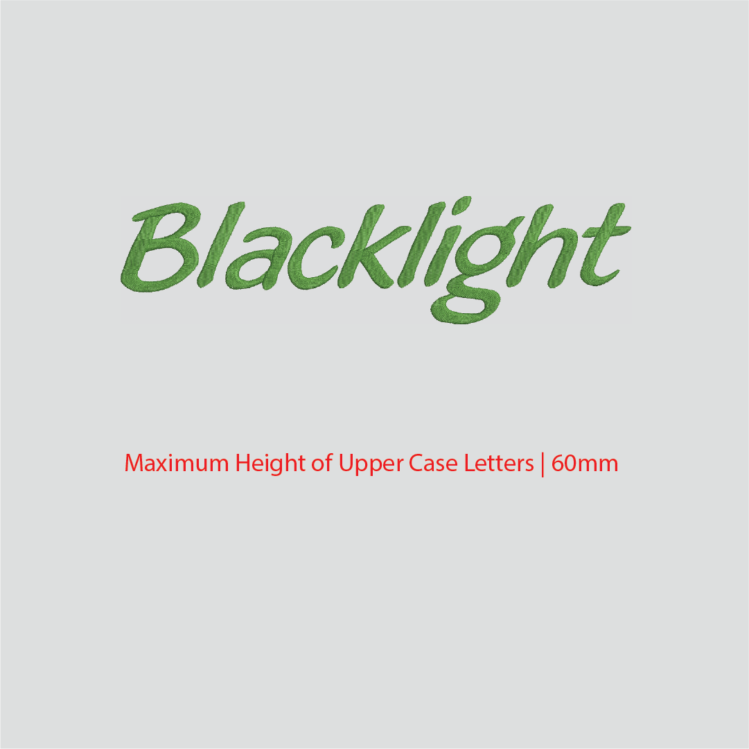 House of Uniforms Embroidery | Personal Names | Large House of Uniforms Blacklight