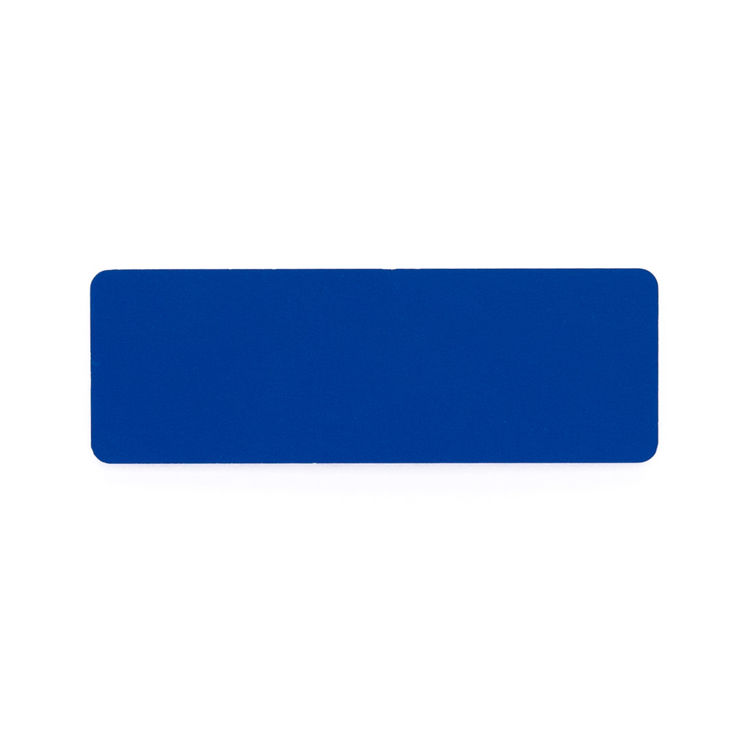 House of Uniforms The Plastic Name Badge | Pin or Magnet Fitting Royal/White Branding