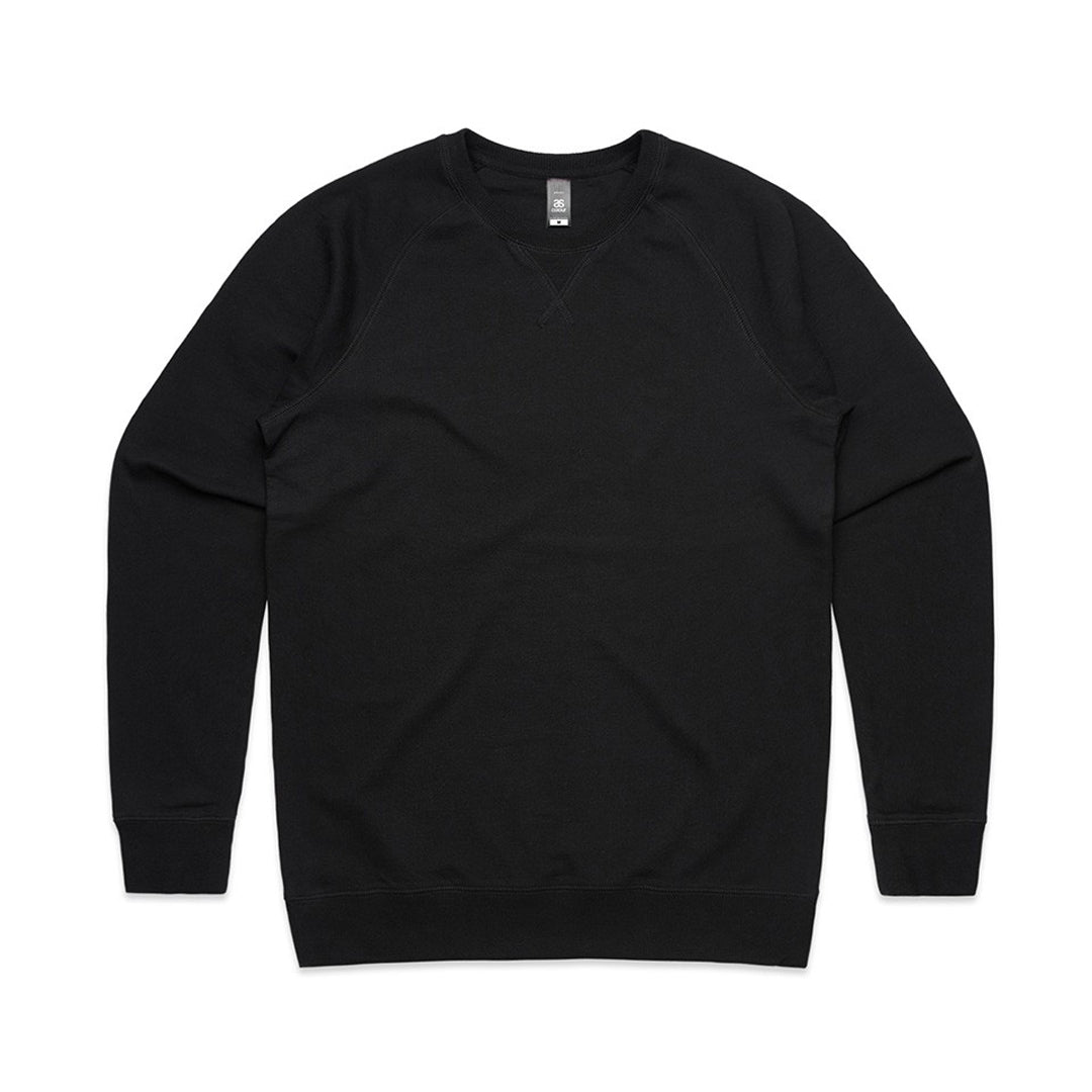 AS Colour The Brush Crew Jumper | Mens Black Outerwear