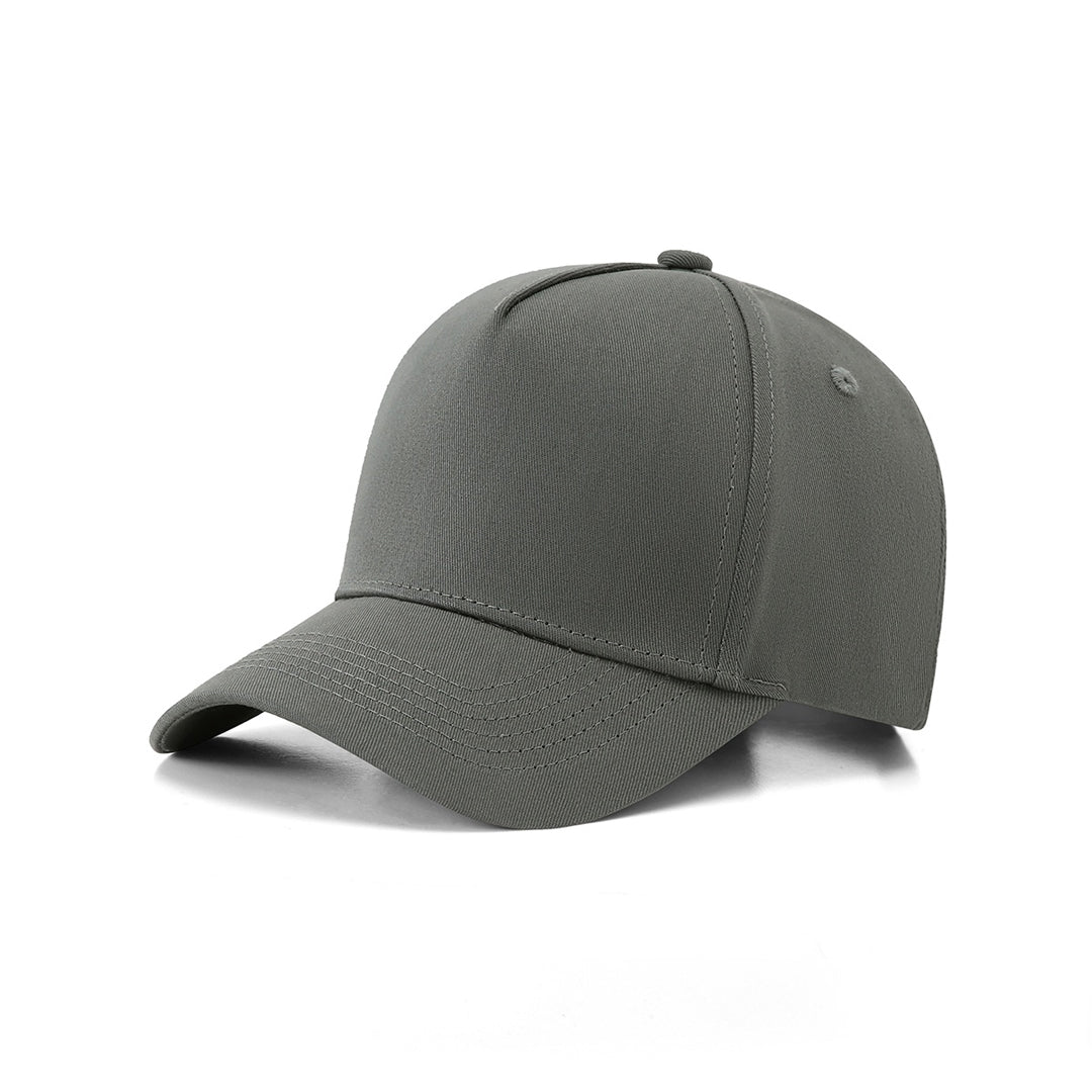 Ramo The 100% Cotton 280gsm 5 Panel Cap Charcoal Headwear