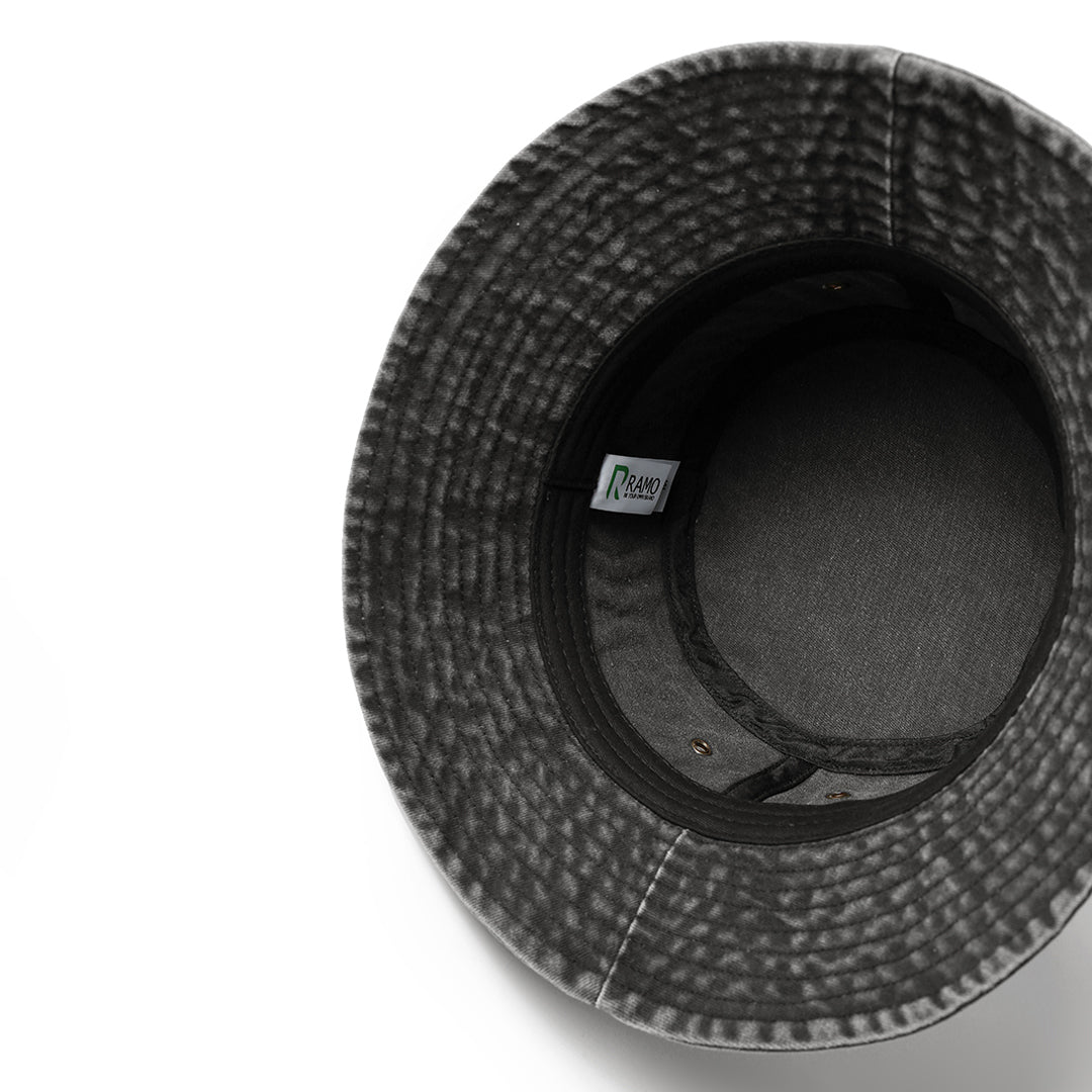 Ramo The Cotton Drill Washed Bucket Hat Headwear