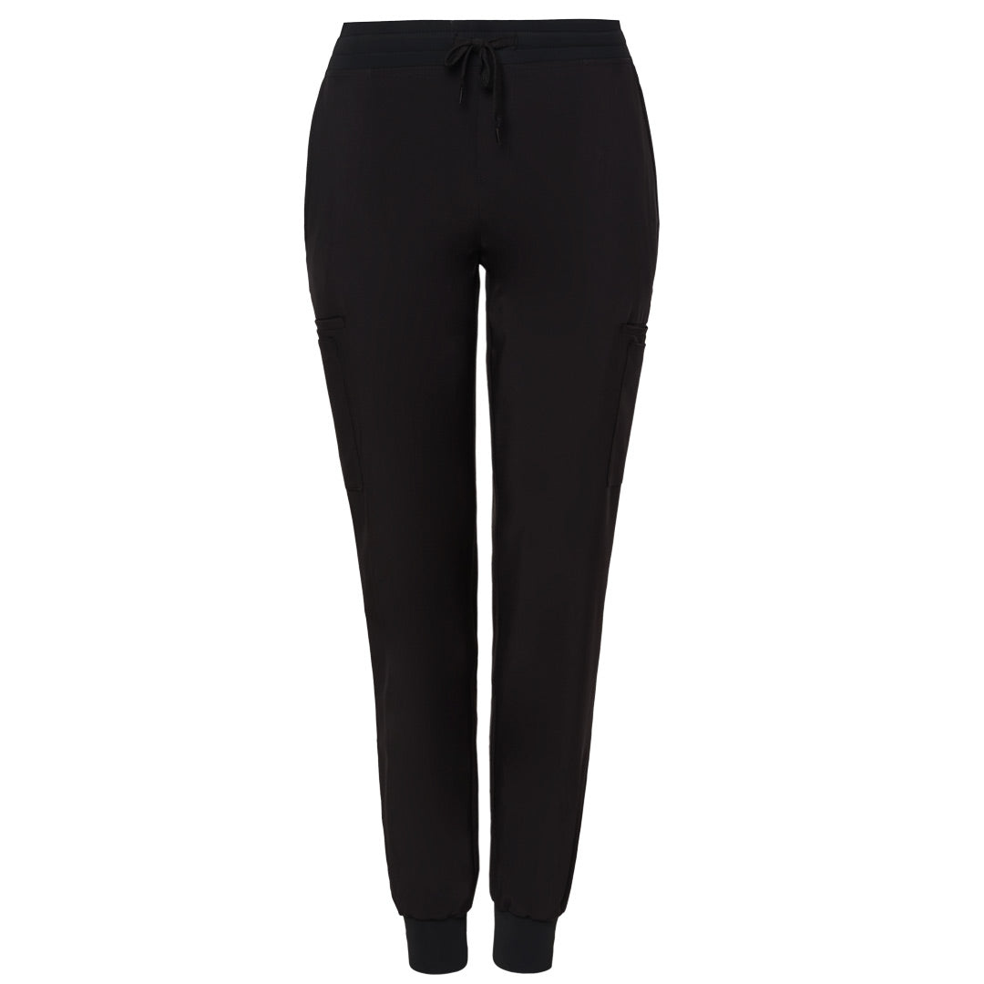 City Collection The Pocket Detail Jogger | Ladies Black Scrubs