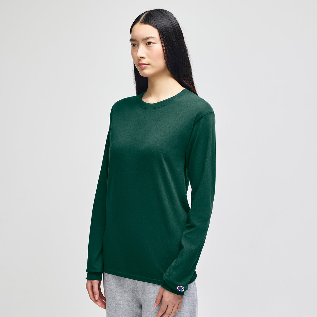 Champion The Champion Tee Shirt | Long Sleeve | Adults Dark Green Shirts & Tops
