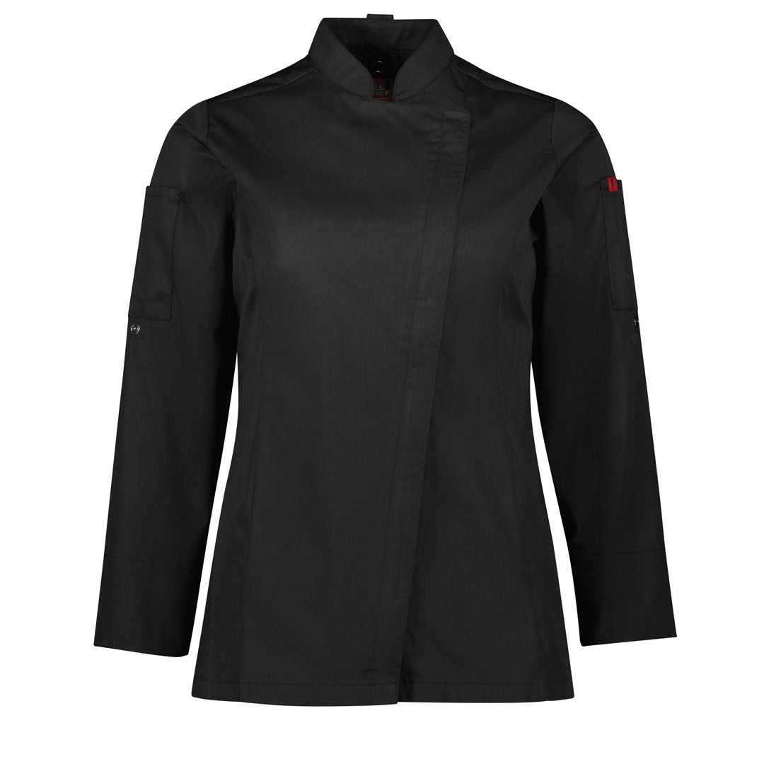 Yes! Chef The Alfresco Chefs Jacket | Ladies Black Chef's Jackets