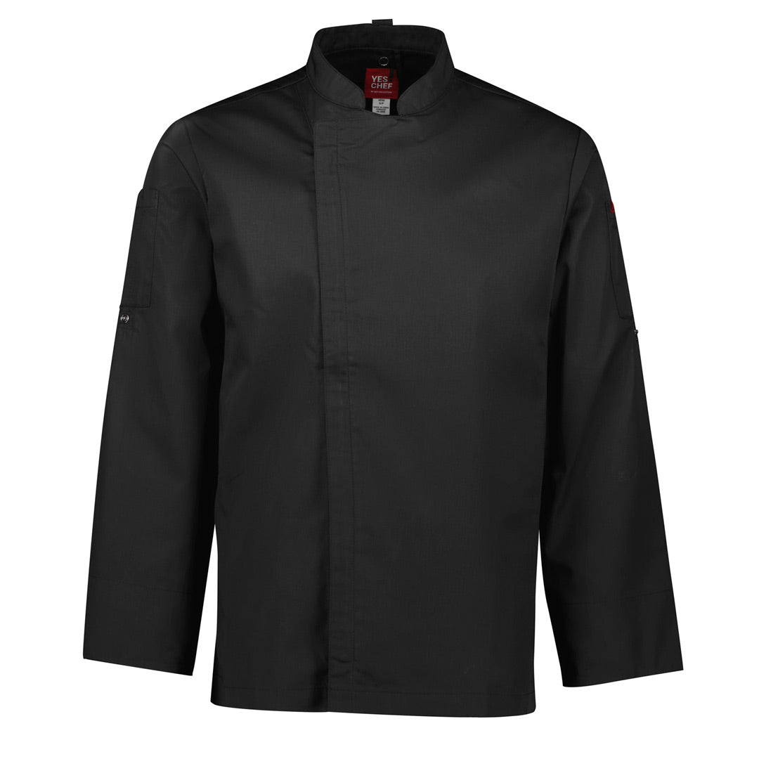 Yes! Chef The Alfresco Chefs Jacket | Mens Black Chef's Jackets
