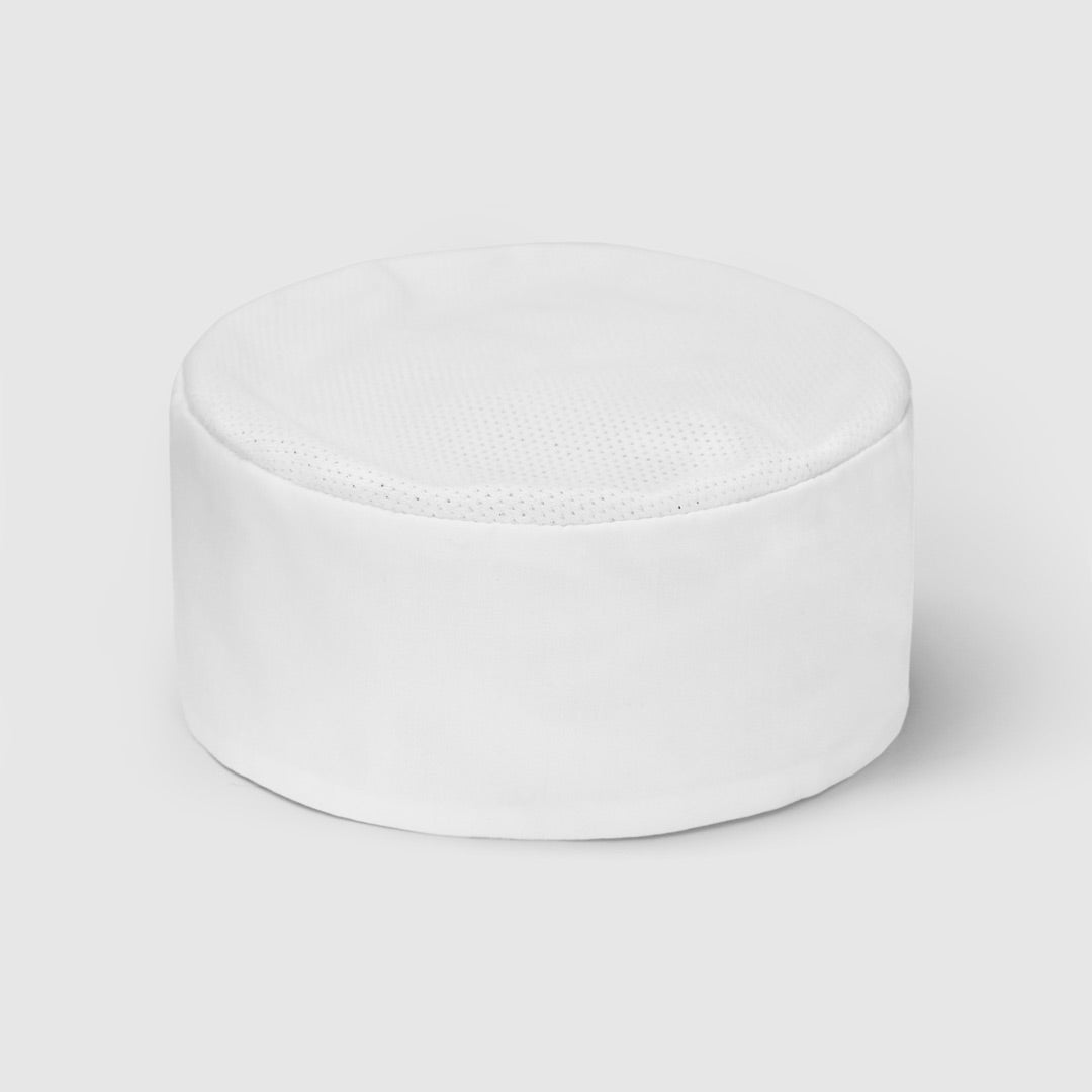 Yes! Chef The Mesh Flat Top Chefs Hat | Adults White Chef's Hats