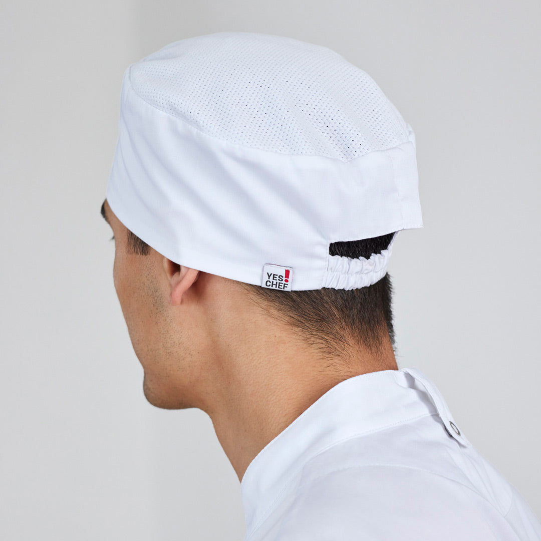 Yes! Chef The Mesh Flat Top Chefs Hat | Adults Chef's Hats