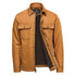 Stormtech The Oxide Sherpa Lined Canvas Jacket | Mens Camel Coats & Jackets